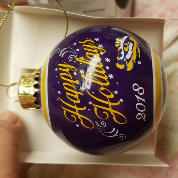 NIB☆ NFL LSU Christmas Ornament - Picture 3 of 8